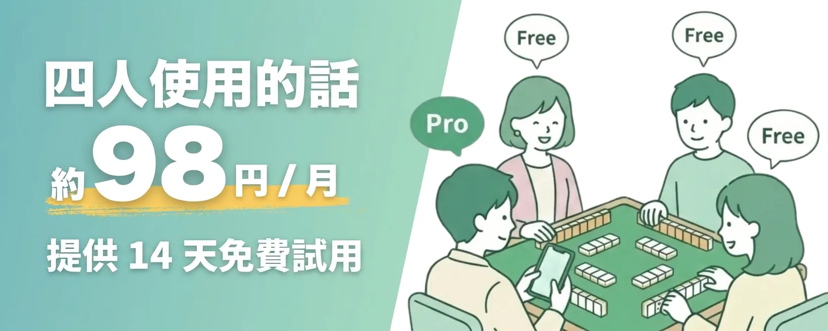 Pro 方案宣傳圖片